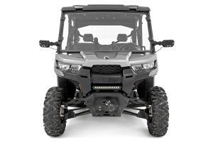 Can-Am Defender MAX HD10 XT CAB Full Windshield - Rough Country - Scratch Resistant - '18-'20 Can-Am Defender MAX HD10 XT CAB Full Windshield - Rough Country - Scratch Resistant - '18-'20